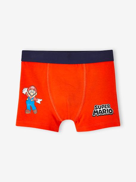 3er-Pack Jungen Boxershorts SUPER MARIO - terrakotta farbe - 3