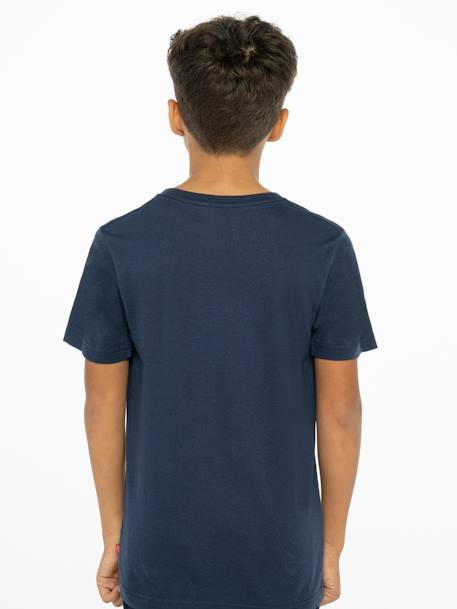 Jungen T-Shirt Batwing Levi's - blau+weiß - 9