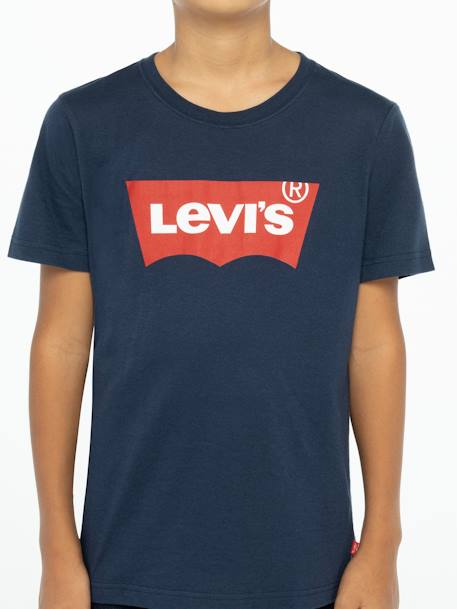 Jungen T-Shirt Batwing Levi's - blau+weiß - 8