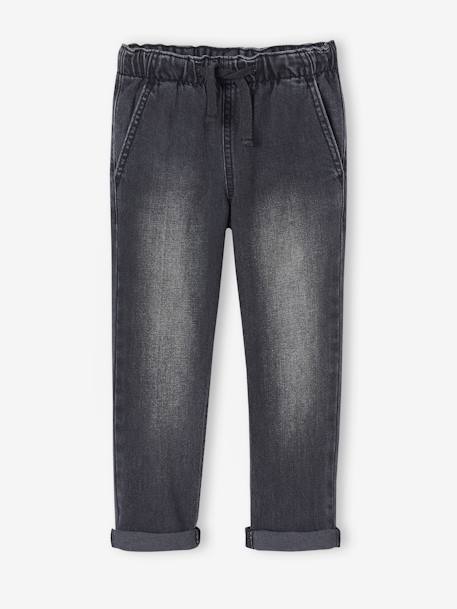 Weite Jungen Jeans mit Schlupfbund Oeko-Tex - bleached+blue stone+grauer denim - 17
