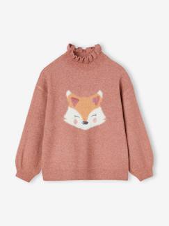 Maedchenkleidung-Pullover, Strickjacken & Sweatshirts-Mädchen Jacquard-Pullover