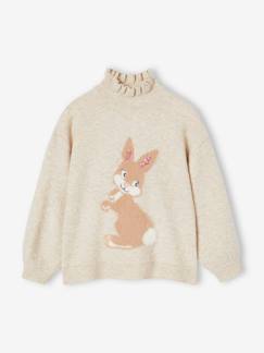 Maedchenkleidung-Pullover, Strickjacken & Sweatshirts-Pullover-Mädchen Jacquard-Pullover