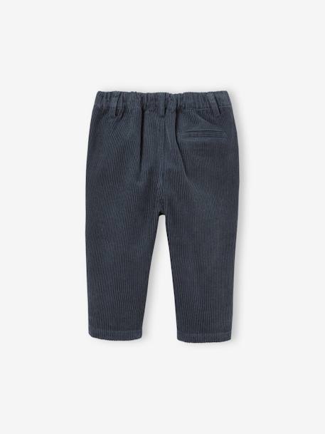 Baby Cordhose - anthrazit+braun - 2