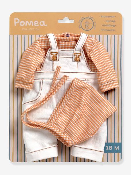 Puppen-Outfit Cannelle POMEA DJECO, 3 Teile - braun - 2