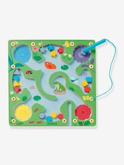 Spielzeug-Lernspielzeug-Formen, Farben & Kombinieren-Kinder Magnet-Sortierspiel FROGYMAZE DJECO
