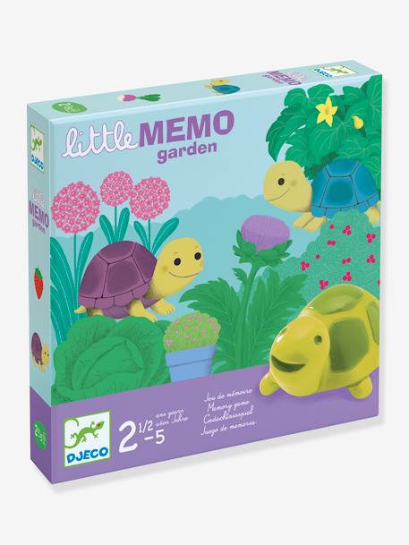 Kinder Memoryspiel Little Memo Garden DJECO - violett - 1