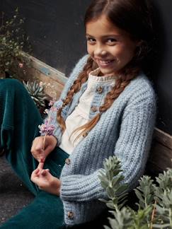 Maedchenkleidung-Pullover, Strickjacken & Sweatshirts-Strickjacken-Flauschige Mädchen Strickjacke Oeko-Tex