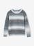 Jungen Pullover mit Farbverlauf - grau meliert - 2