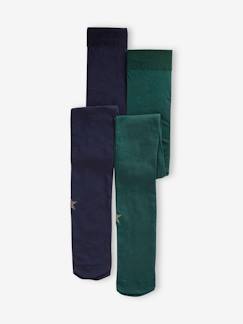 Maedchenkleidung-Unterwäsche, Socken, Strumpfhosen-2er-Pack Mädchen Strumpfhosen mit Sternen