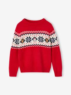 Jungenkleidung-Pullover, Strickjacken, Sweatshirts-Pullover-Kinder Weihnachts-Pullover Capsule Collection FAMILIE Oeko-Tex