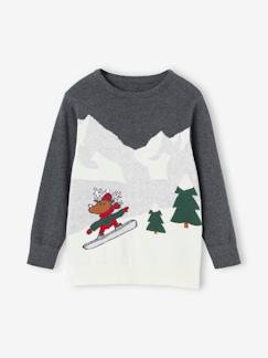 Jungenkleidung-Pullover, Strickjacken, Sweatshirts-Pullover-Jungen Weihnachtspullover Oeko-Tex
