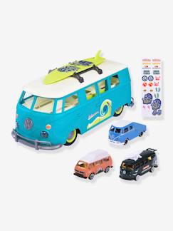 Spielzeug-Spielzeug-Autotransporter Volkswagen The Originals Carry Case MAJORETTE mit 3 Autos