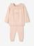 Baby Weihnachts-Set: Pullover & Hose Oeko-Tex - pudrig rosa - 1