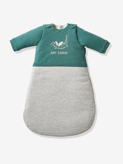 -Baby Winterschlafsack mit abnehmbaren Ärmeln DRACHE Oeko-Tex