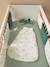 Ärmelloser Baby Schlafsack aus Musselin DRACHE personalisierbar Oeko-Tex - weiß bedruckt - 4