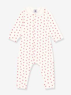 Babymode-Jumpsuits & Latzhosen-Baby Overall mit Herzen PETIT BATEAU