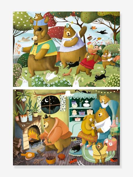 2 Kinder Puzzles Geschichten aus dem Wald EDUCA, 20 Teile - grün - 2