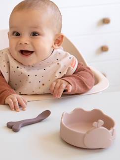 Babyartikel-Baby Schale mit Saugnapf & Löffel Wally DONE BY DEER, Silikon