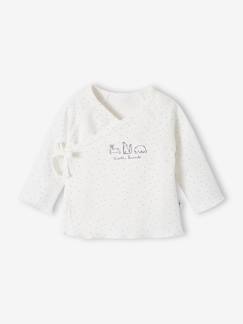 Babymode-Shirts & Rollkragenpullover-Shirts-Baby Wickeljacke, Bio-Baumwolle Oeko-Tex