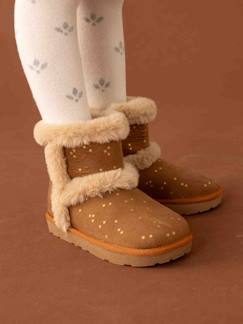 Kinderschuhe-Mädchenschuhe-Stiefel-Warme Mädchen Regen-Boots