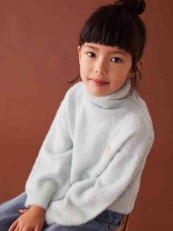 Maedchenkleidung-Pullover, Strickjacken & Sweatshirts-Pullover-Mädchen Rollkragenpullover