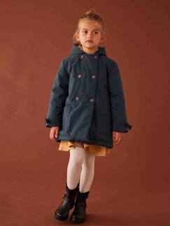 Maedchenkleidung-Mädchen Winterjacke mit Kapuze, Wattierung Recycling-Polyester