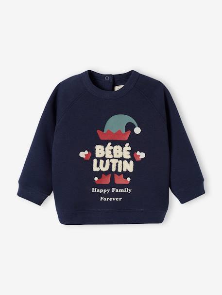 Baby Weihnachts-Sweatshirt Capsule Collection HAPPY FAMILY FOREVER - marine - 2