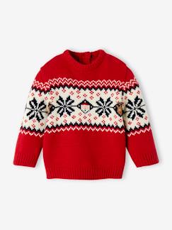 Babymode-Pullover, Strickjacken & Sweatshirts-Pullover-Baby Weihnachts-Pullover Capsule Collection FAMILIE Oeko-Tex