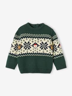 Babymode-Pullover, Strickjacken & Sweatshirts-Pullover-Baby Weihnachts-Pullover Capsule Collection FAMILIE Oeko-Tex
