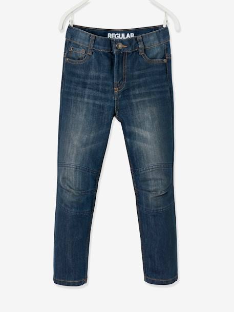Robuste Jungen Straight-Fit-Jeans, Hüftweite COMFORT - dark blue - 1