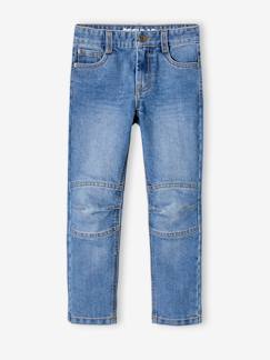 Jungenkleidung-Jungenhosen-Die UNVERWÜSTLICHE, robuste Jungen Straight-Jeans WATERLESS, Hüftweite COMFORT