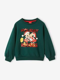 Maedchenkleidung-Weihnachtliches Kinder Sweatshirt Disney MINNIE MAUS