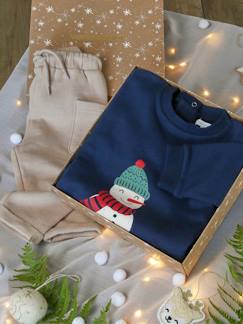 Babymode-Baby Weihnachts-Geschenkset: Sweatshirt & Baggyhose