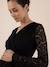 Kurzes Kleid für Schwangerschaft & Stillzeit CELINE LS ENVIE DE FRAISE - schwarz - 2