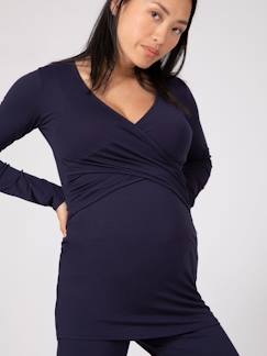 Schlafanzug für Schwangerschaft & Stillzeit FLORE LS ENVIE DE FRAISE -  - [numero-image]
