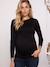 Nachhaltiges Shirt für Schwangerschaft & Stillzeit LINE LS ENVIE DE FRAISE - schwarz - 4