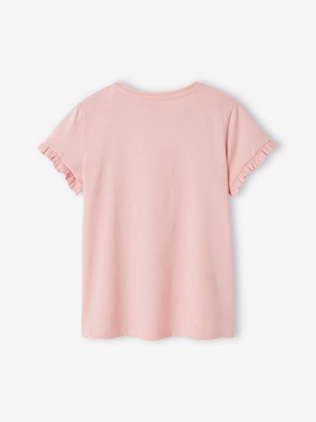 Mädchen T-Shirt - pudrig rosa+wollweiß+wollweiß+zartrosa - 2