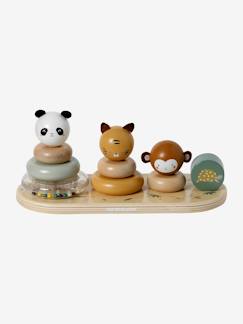 Spielzeug-Baby-Tasten & Greifen-Baby Stapeltiere PANDAFREUNDE aus Holz FSC®