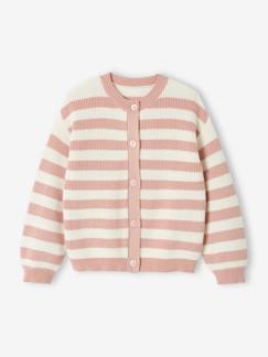 Maedchenkleidung-Pullover, Strickjacken & Sweatshirts-Flauschige Mädchen Strickjacke Oeko-Tex
