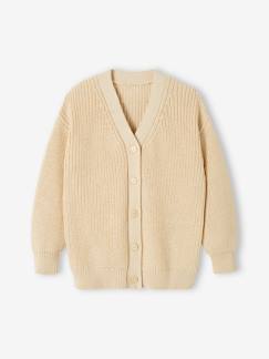 Maedchenkleidung-Pullover, Strickjacken & Sweatshirts-Langer Mädchen Cardigan Oeko-Tex