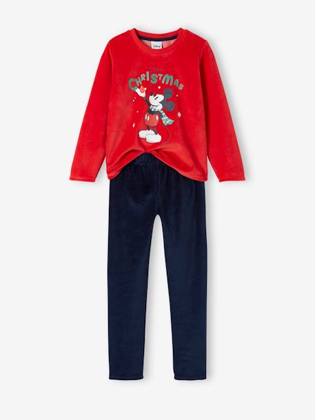Weihnachtlicher Kinder Schlafanzug Disney MICKY MAUS - rot - 1