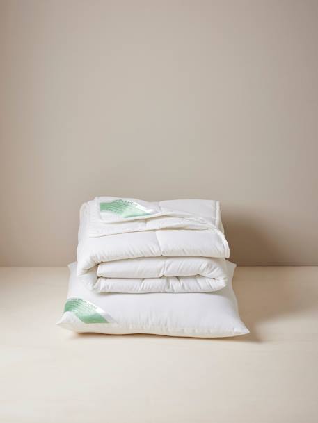 Kinder Bettwaren-Set aus Sommer-Bettdecke & Kissen aus Bio-Baumwolle - weiß - 7