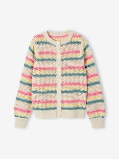 Maedchenkleidung-Pullover, Strickjacken & Sweatshirts-Mädchen Strickjacke Oeko-Tex