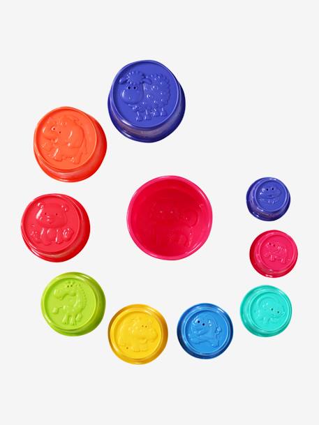 10-teiliges Badespielzeug für Kleinkinder, Stapelbecher - mehrfarbig - 2