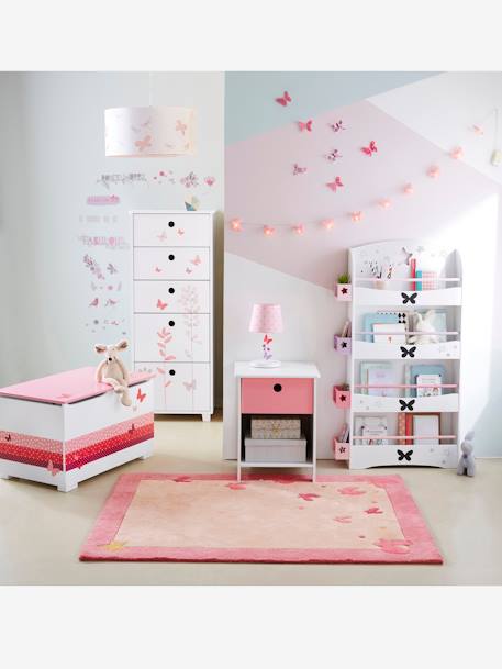 Kinderzimmer 14er-Set Deko-Schmetterlinge - mehrfarbig+rosa - 2