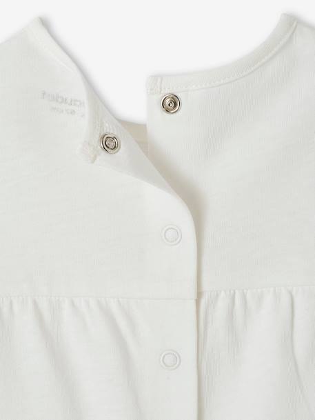 Baby T-Shirt aus Bio-Baumwolle, personalisierbar - fuchsia+wollweiß - 8