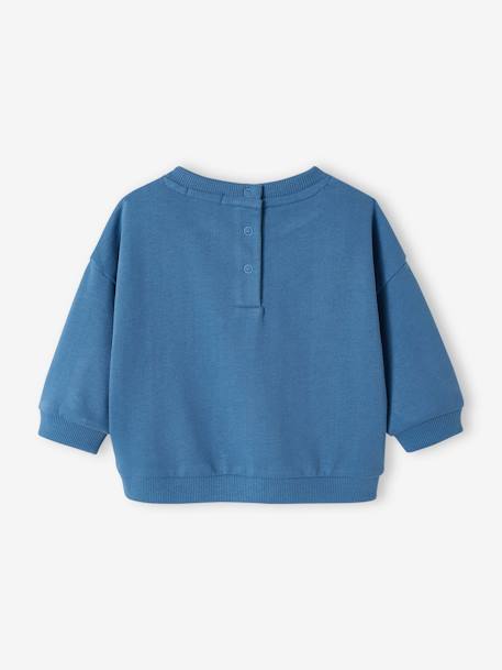 Baby Sweatshirt BASIC Oeko-Tex - blau+mintgrün - 2