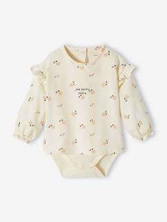 Babymode-Shirts & Rollkragenpullover-Baby Shirtbody aus Bio-Baumwolle Oeko-Tex