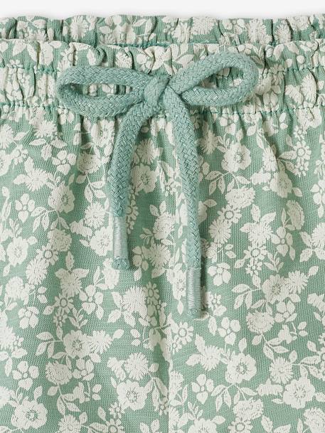 Jersey-Shorts für Mädchen Baby Oeko-Tex - königsblau bedruckt+salbeigrün+senfgelb bedruckt+weiß/rot bedruckt - 7