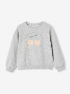 Maedchenkleidung-Mädchen Sweatshirt mit Print Basics Oeko-Tex